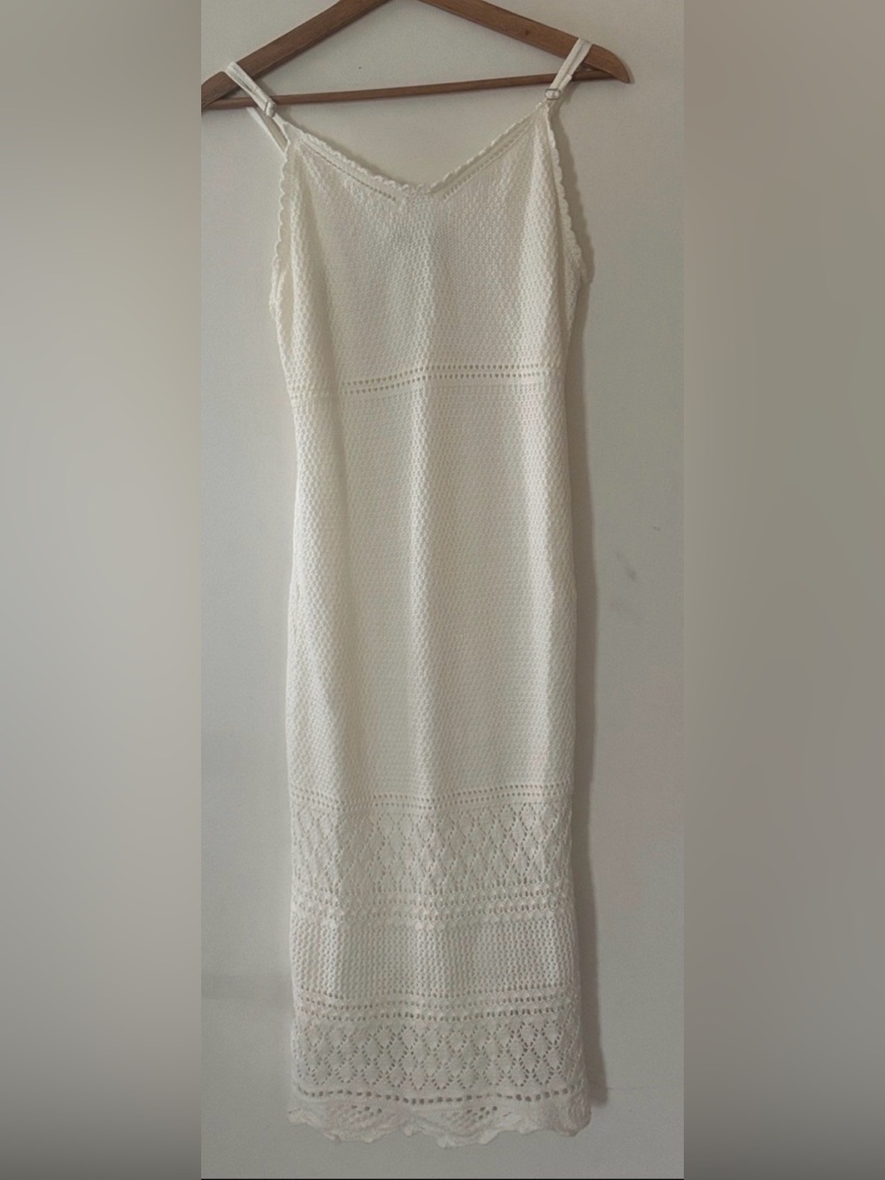 Cream Crochet Maxi Slip Dress - Timeless Summer Style